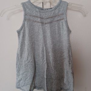 NEW Splendid Girl's Grey Tank - size 5-6